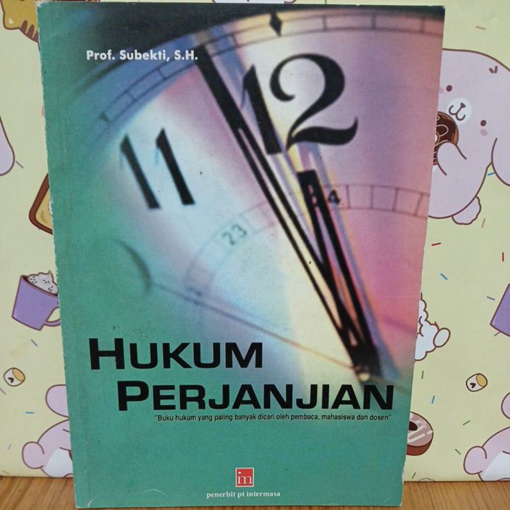 Hukum perjanjian by prof. Subekti. S.H ASLI ORIGINAL