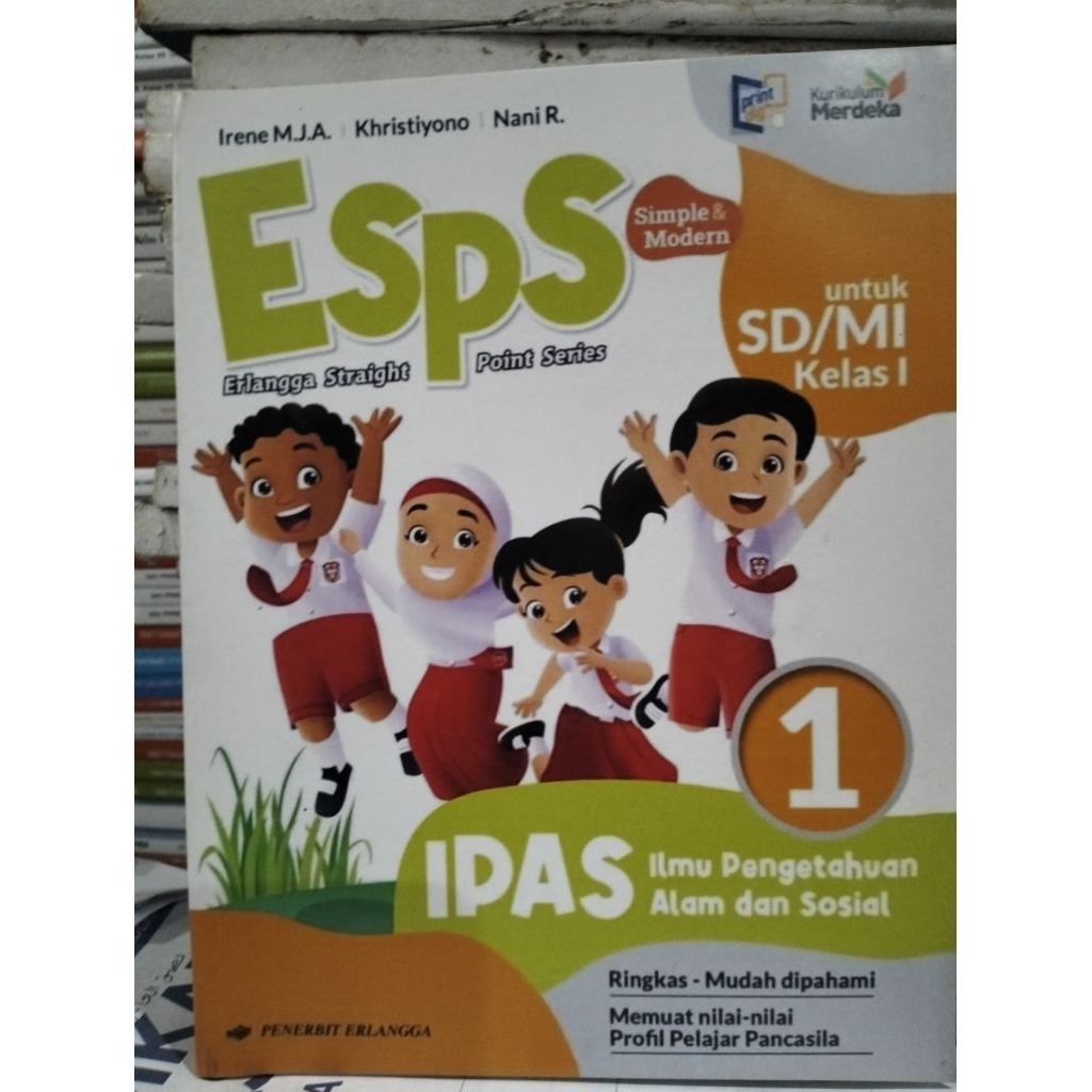 buku esps IPAS kelas 1 SD Erlangga