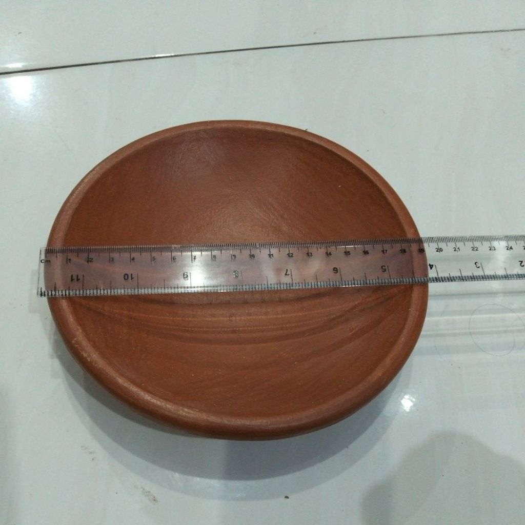 Cobek Tanah Liat Tersedia Warna Merah 19.5cm dan Hitam 20cm