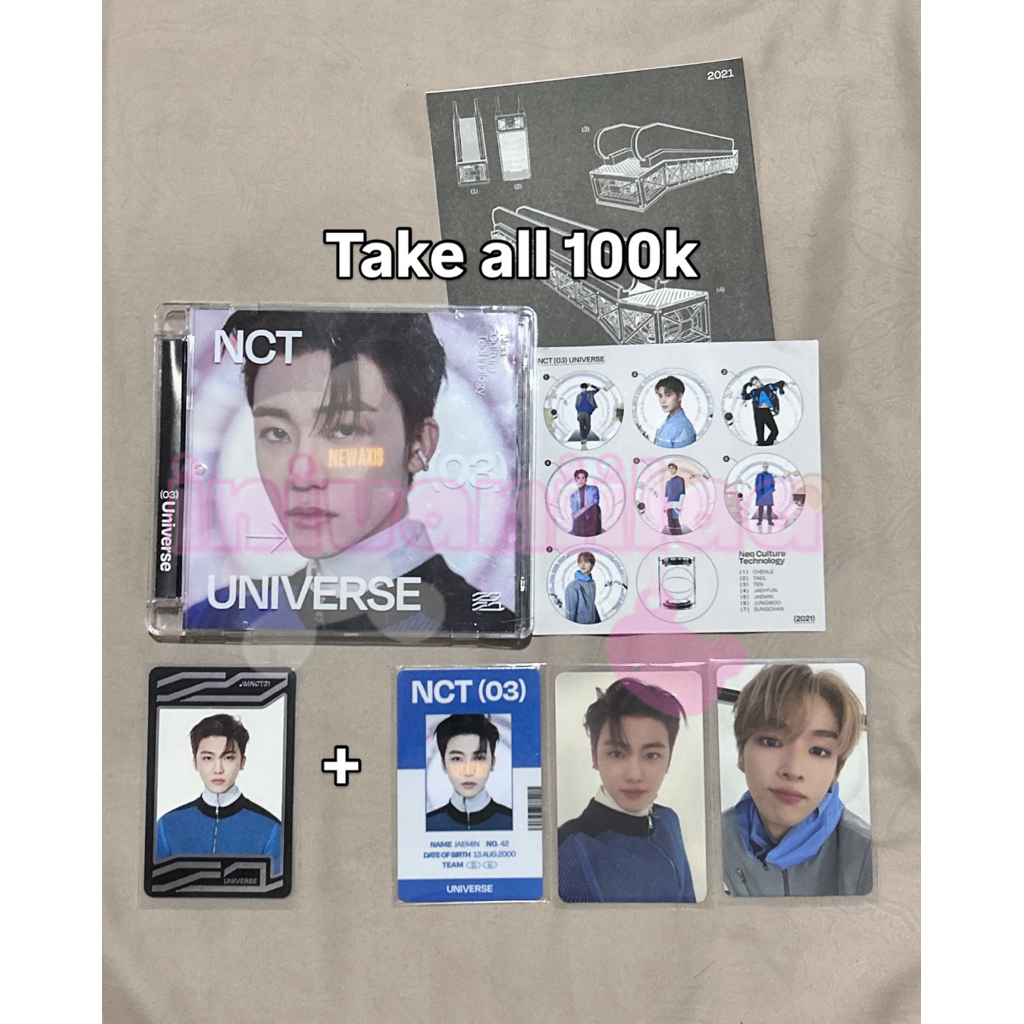 (BACA DEKSRIPSI) WTS/WTB Bundling Album/Jewel Case & PC NCT Universe Jaemin Cover 2021