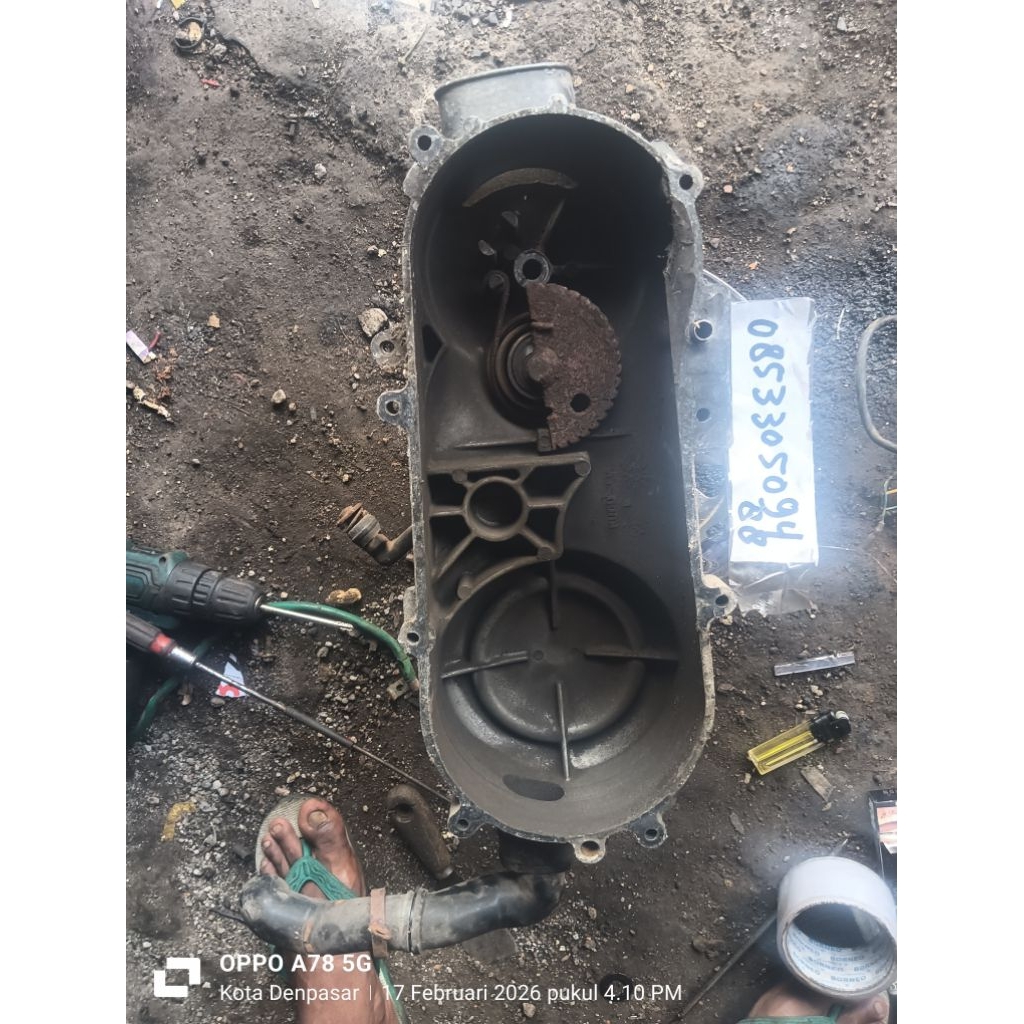 tutup cvt Kymco trend kebo metica tangki belakang