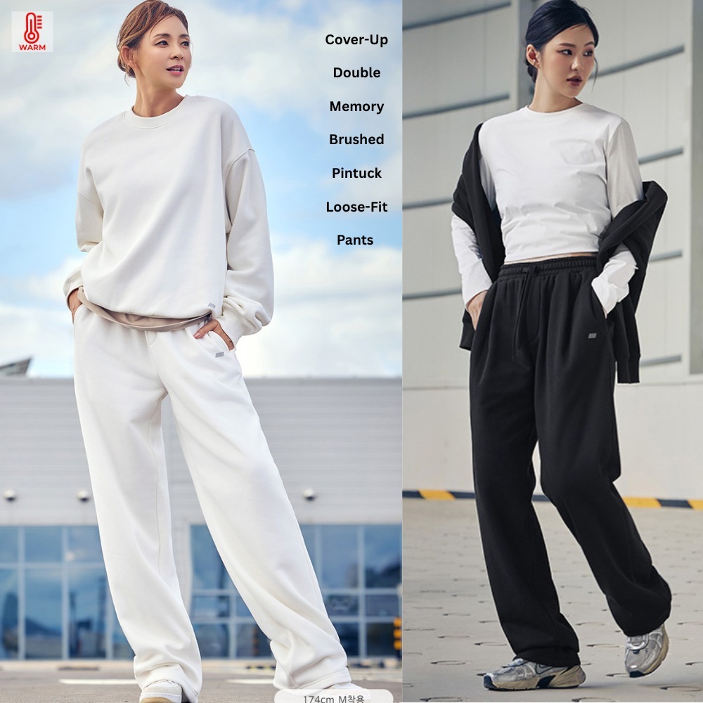 Celana Panjang Wanita Cozy Fleece (STL135 BRUSHED LOOSE PANTS)