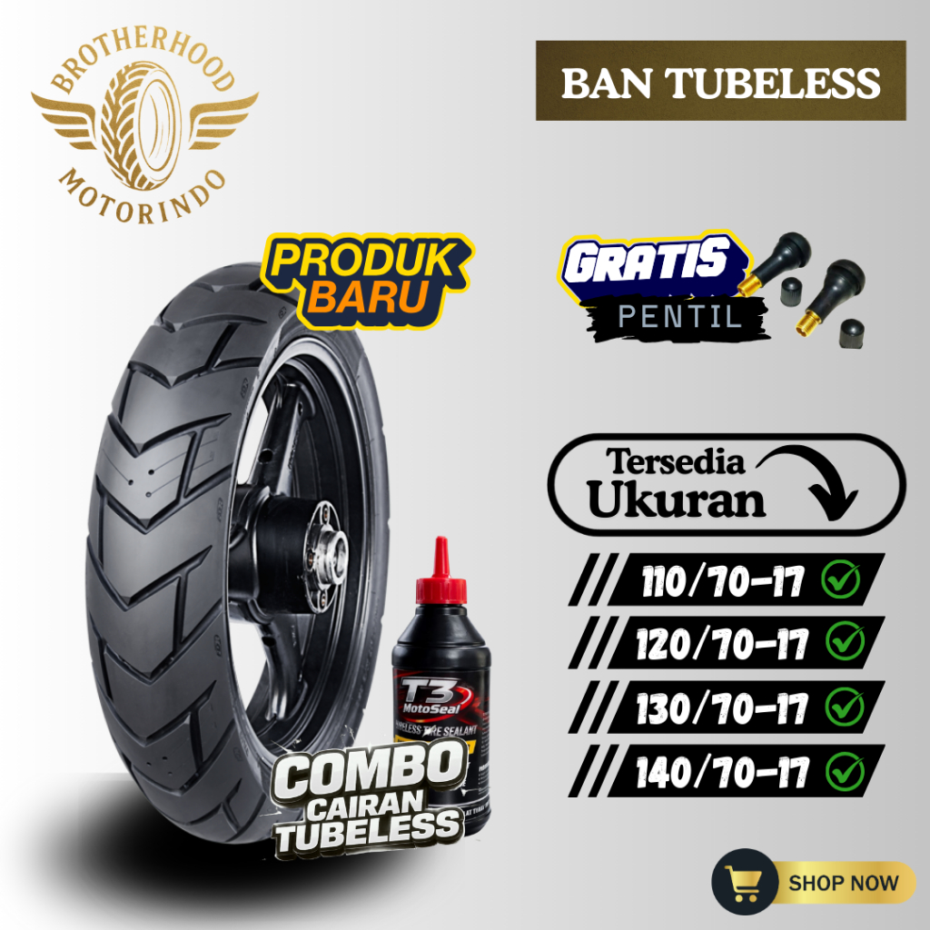 BAN FDR MAXTREME  ( 110/70-17 / 120/70-17 / 130/70-17 / 140/70-17 ) BAN TUBBELES / BAN MAXTREME TUBL