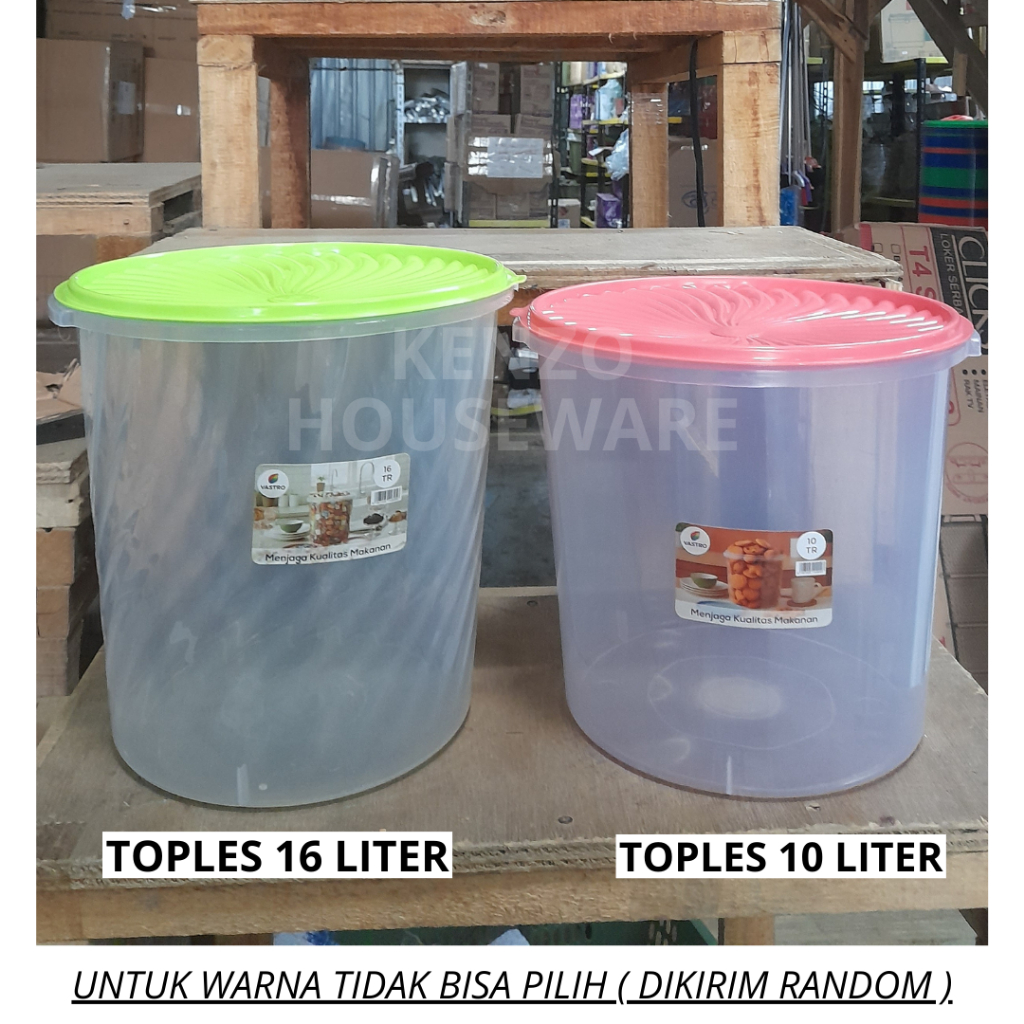 Toples Peyek 16 Liter Toples Krupuk Kerupuk Peyele Kedap Udara TRANSPARAN