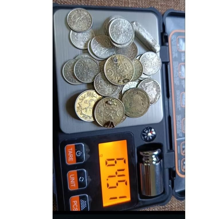 koin Kuno + Perak Cukim Borongan 64,5gr