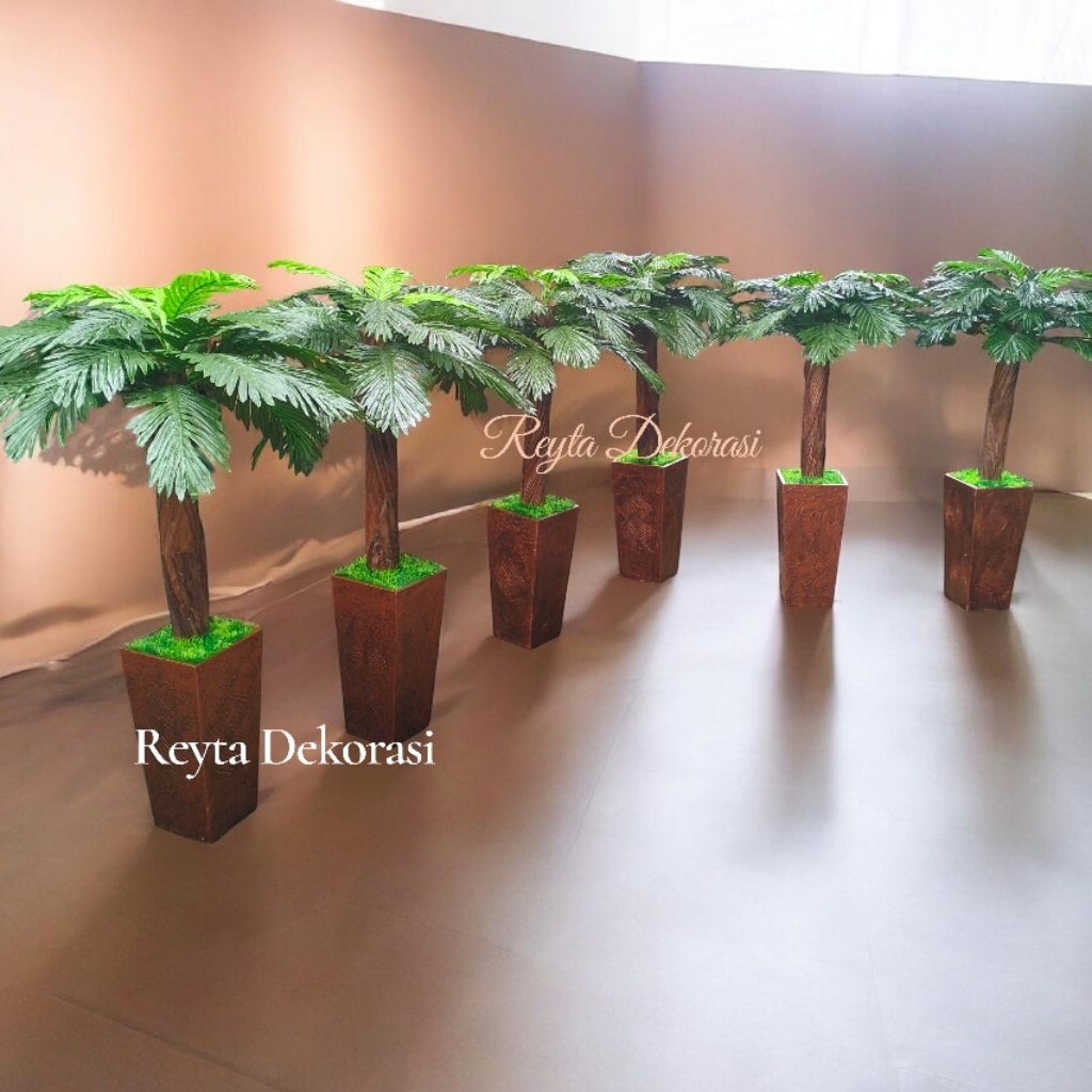palem KURMA tinggi 120cm bunga plastik - pohon hias palem tapas - pohon kurma dekorasi bunga hias pl