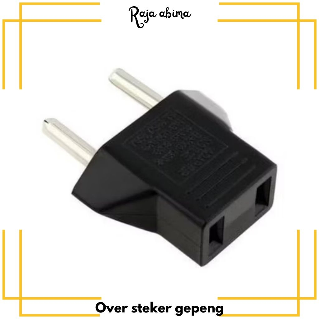 Sambungan Kepala Adaptor Charger Colokan Listrik Over Steker Gepeng — 7
