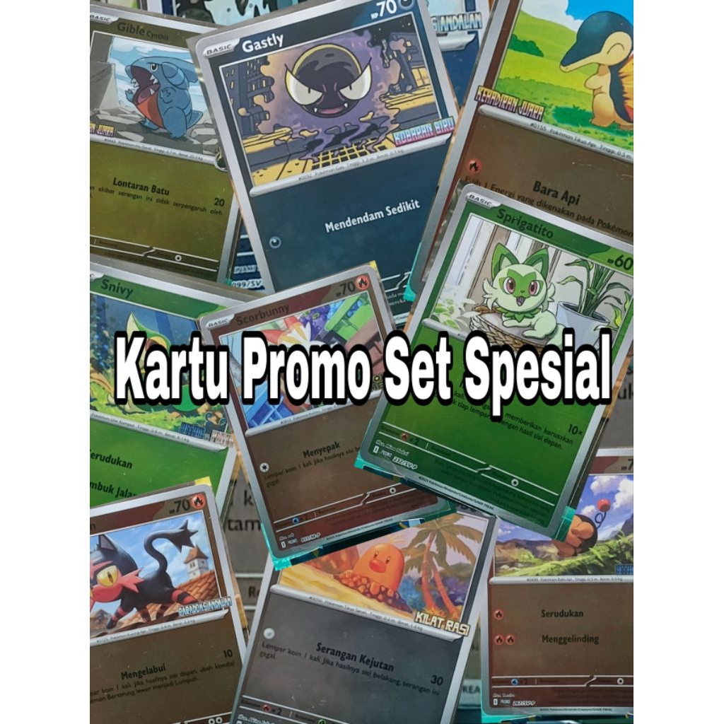 Kartu Promo Pokemon Set Spesial Indomaret