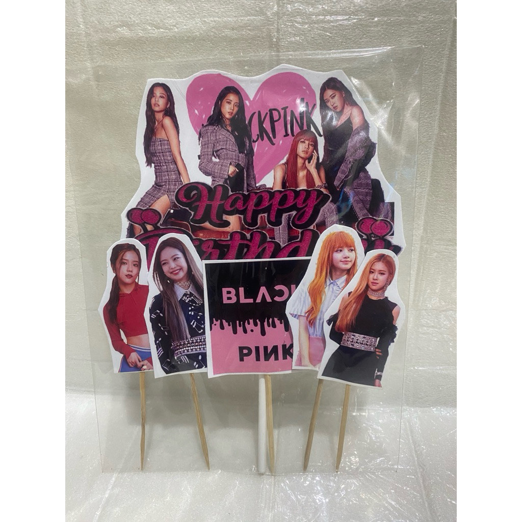 Toper ulang tahun karakter/Toper kue ulang tahun/Toper kertas karakter murah/hiasan kue/tancapan kue