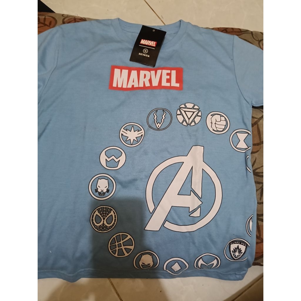 Baju Marvel Nevada Anak 7-8thn