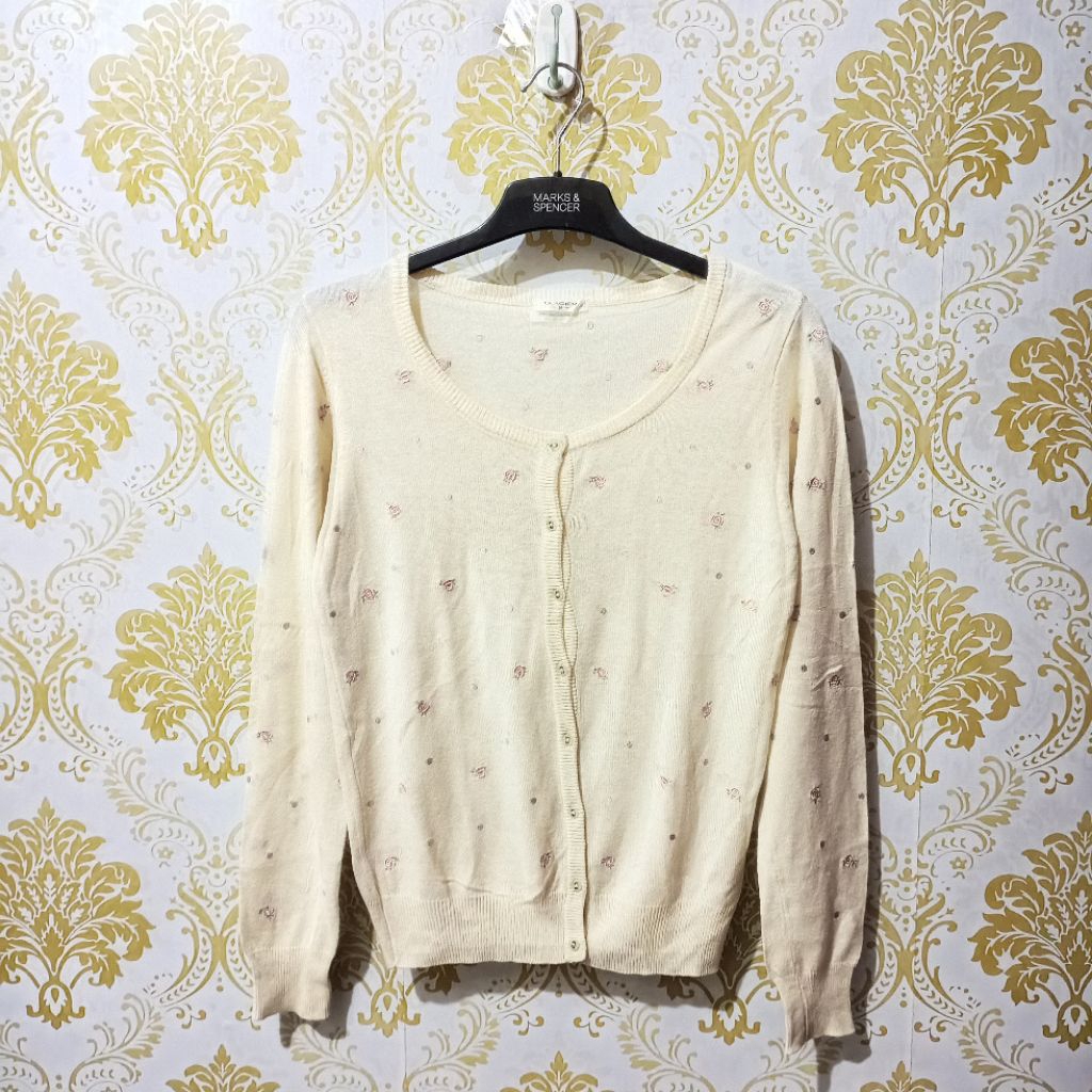 Cardigan Premium Motif Bunga Bordir by Glacier