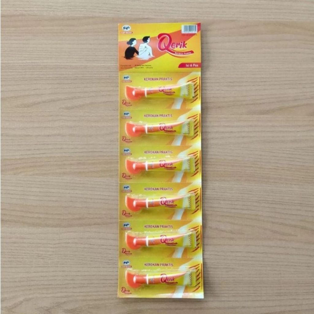 Qerik Cap Badak Alat Kerokan Bundling Per 4 Pcs