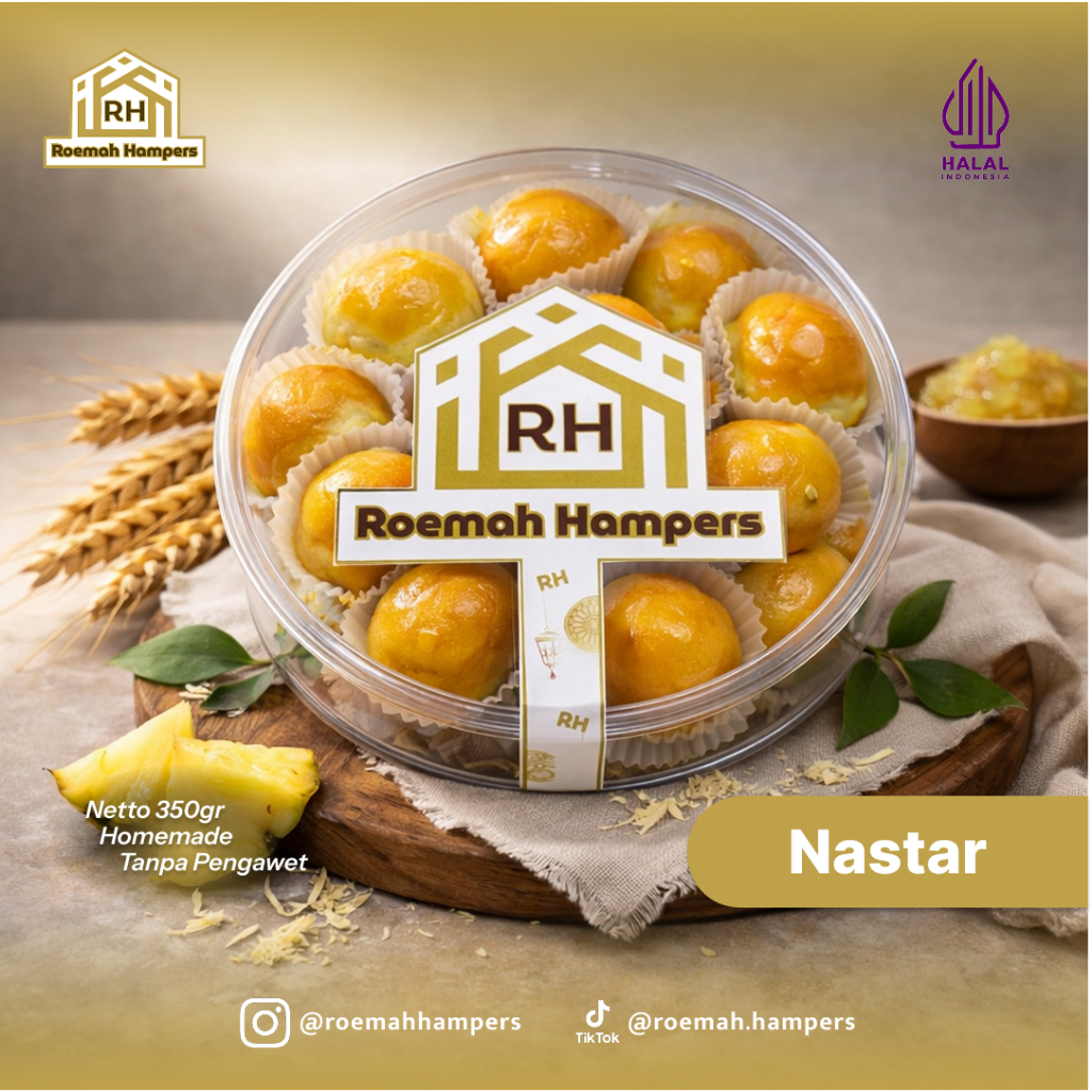Nastar Kue Kering Lebaran 350 gram Bahan Premium