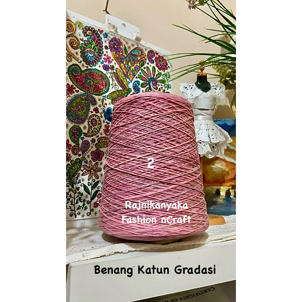 Benang Rajut/Benang Rajut Katun/Benang Katun jala, 500gr