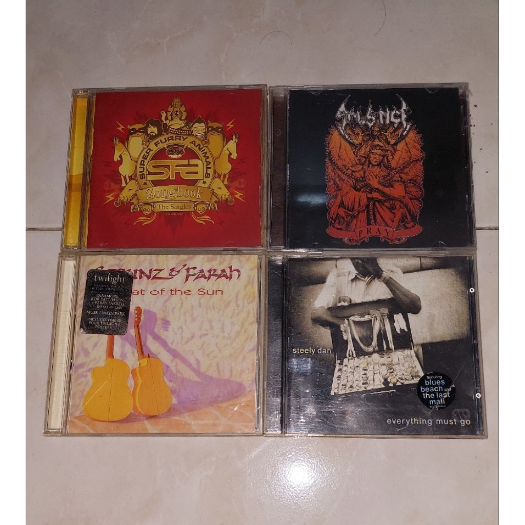 cd SUPER FURRY ANIMAL-SONGBOOK The Single / SOLSTICE-Pray / STRUNZ & FARAH-Heat Of The Sun / STEELY 