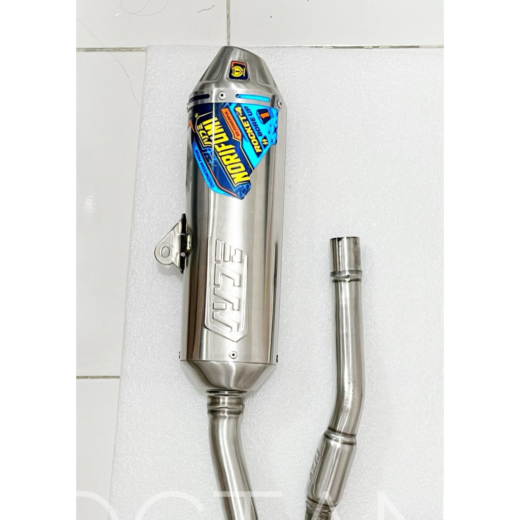 Knalpot Norifumi Rocket 4 Boreup Original PNP WR155 Second Mulus