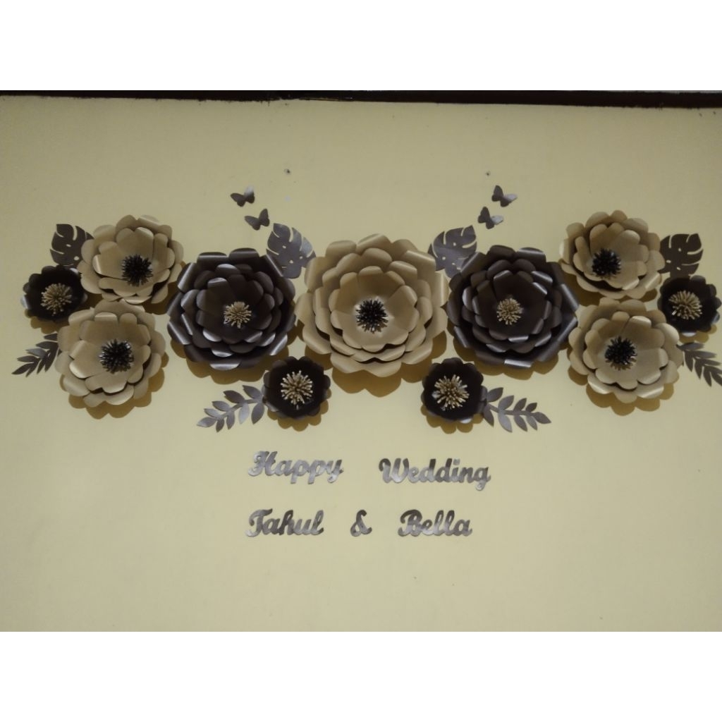 Paper Flower Wedding/engagement/ultah
