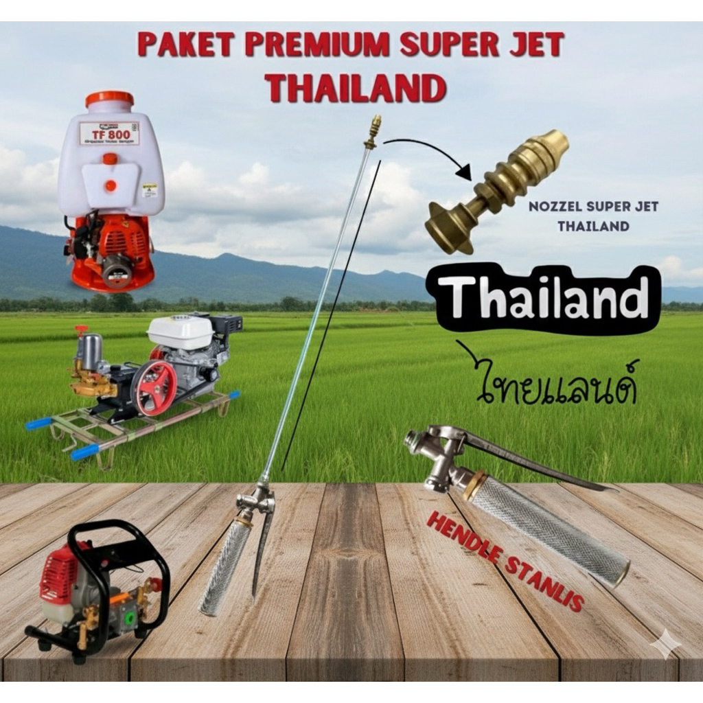 Paket New premium SUPERJET tu26 Hendle sprayer tu 26 stainles kran sprayer stik tu26 nozzle super je
