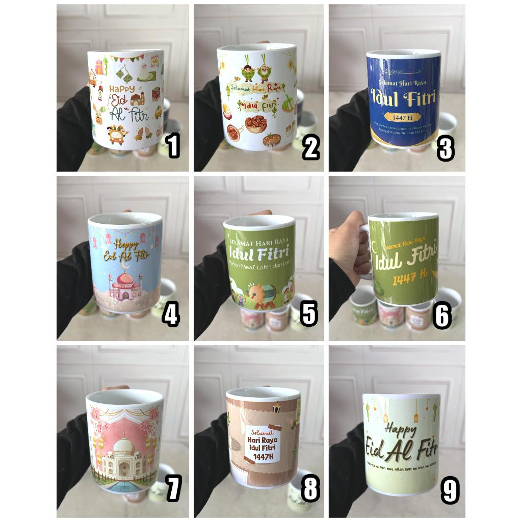 MUG CUSTOM / GELAS MUG CUSTOM IDUL FITRI