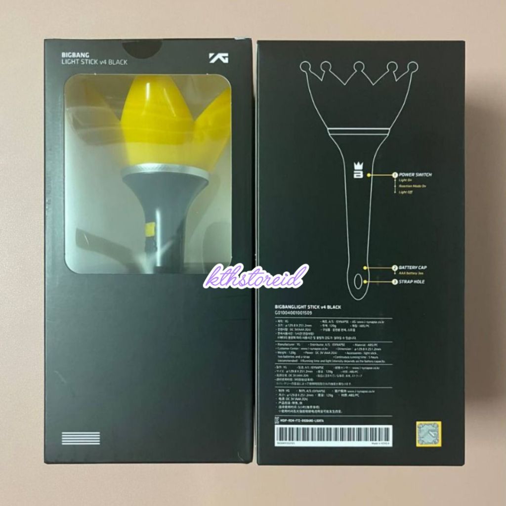 [READY STOCK] BIGBANG - Official Fanlight Light Stick Ver 4 (Crown Stick)