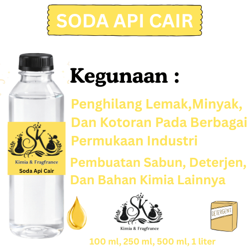 Soda Api Cair / Naoh Cair / Caustic Soda Liquid - Bahan Sabun
