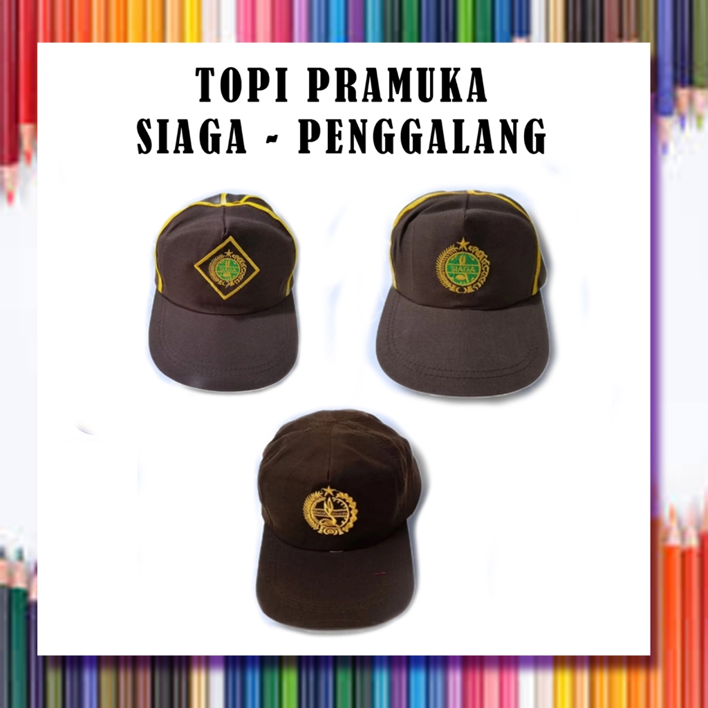 TOPI PRAMUKA SD/TOPI SIAGA PUTRA SIAGA PUTRI/TOPI PRAMUKA PENGGALANG - PRAJA MUDA KARANA