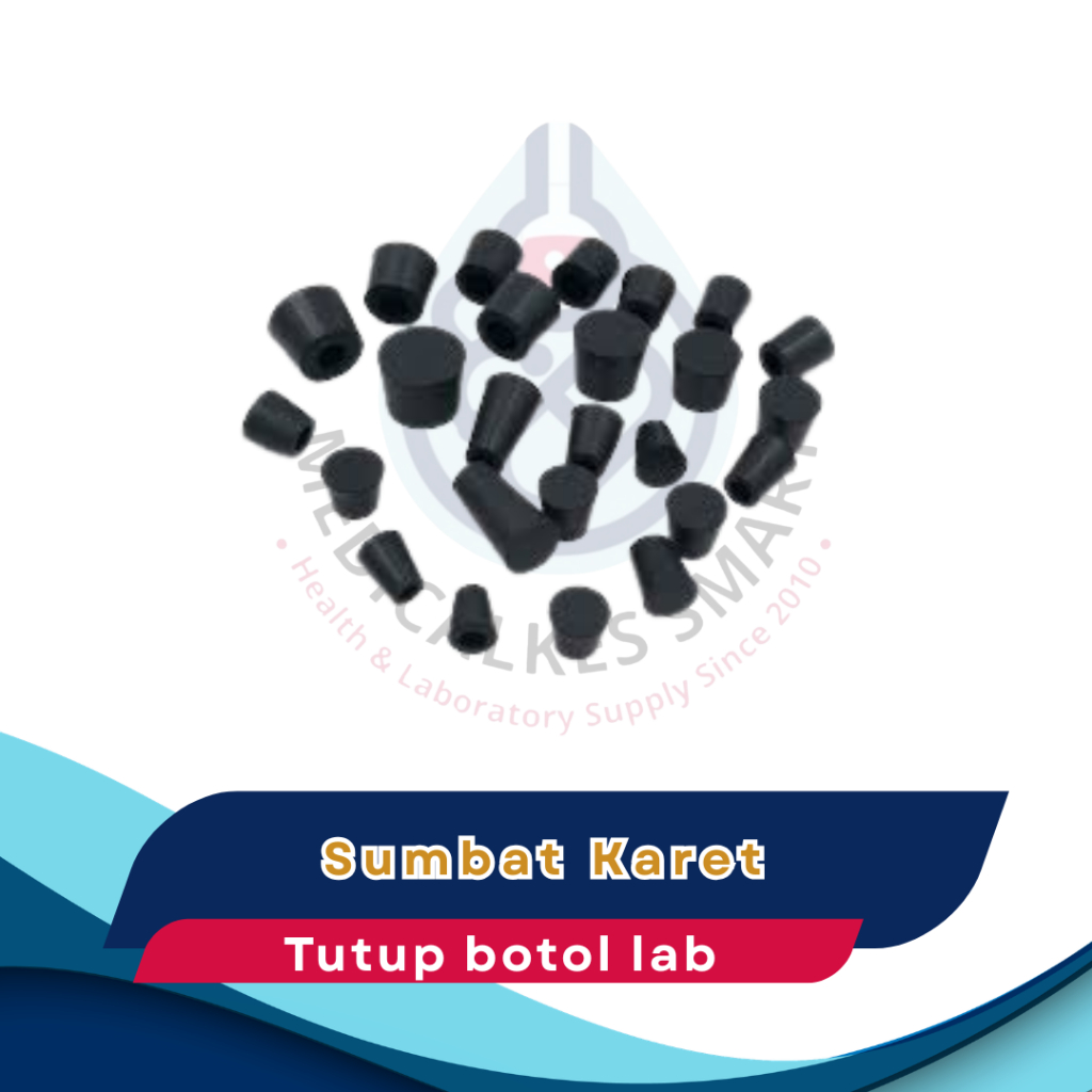 Sumbat Tutup Botol kaca Laboratorium