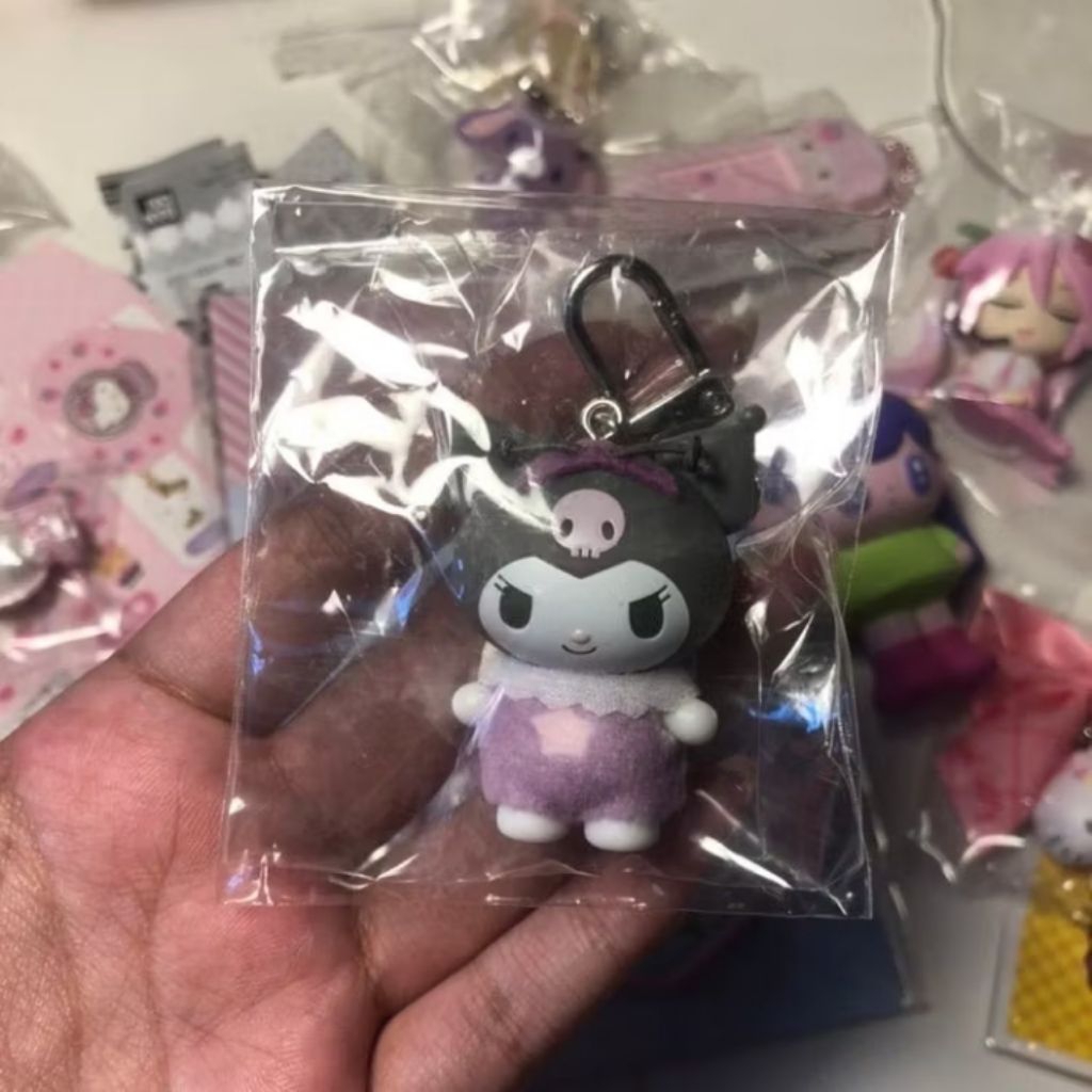 keychain sanrio chibitomo kuromi official Sanrio