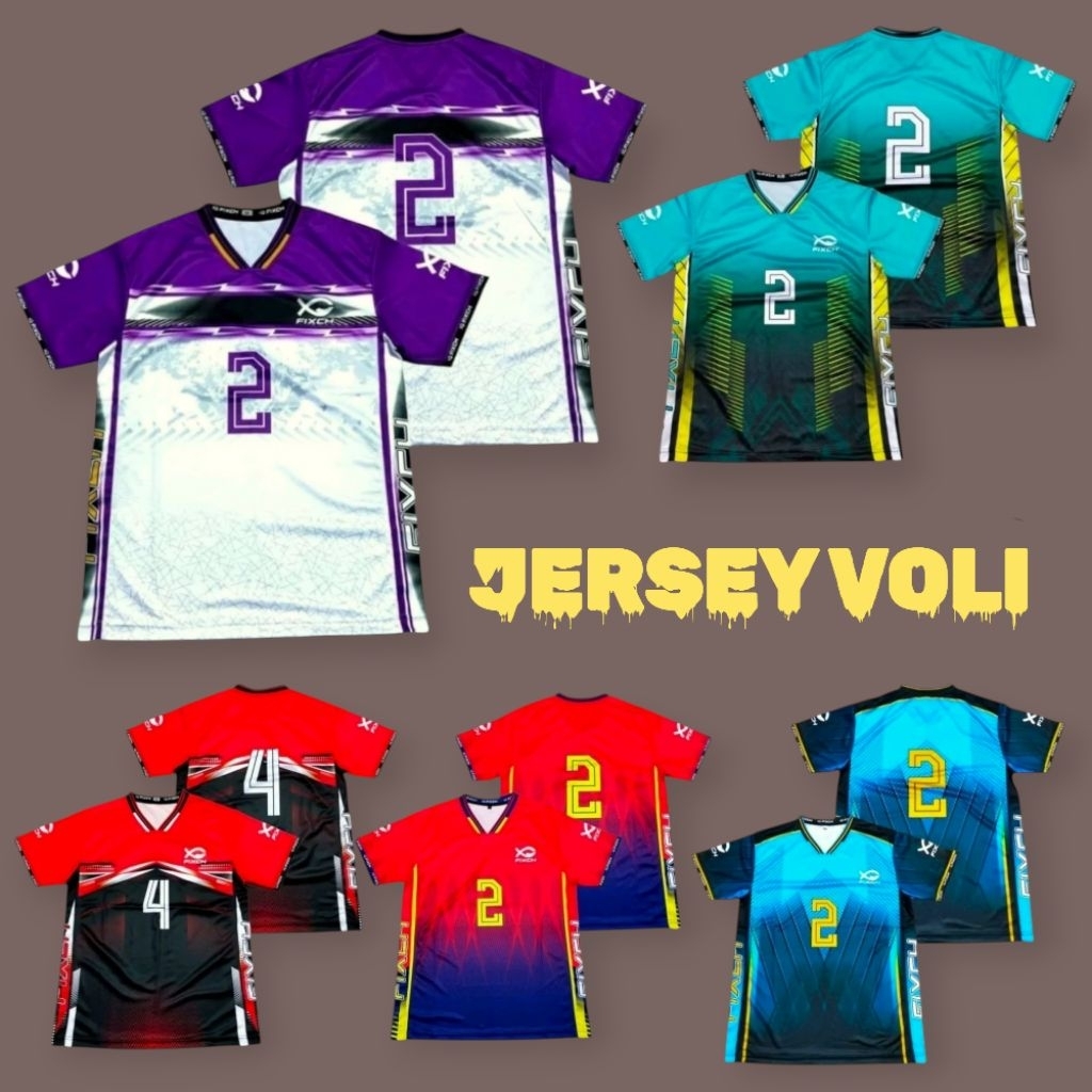 JERSEY VOLI 1 LUSIN VOLI JERSEY LUSINAN TARKAM VOLI JERSEY TIM VOLI 1 LUSIN JERSEY LUSINAN TEAM VOLI