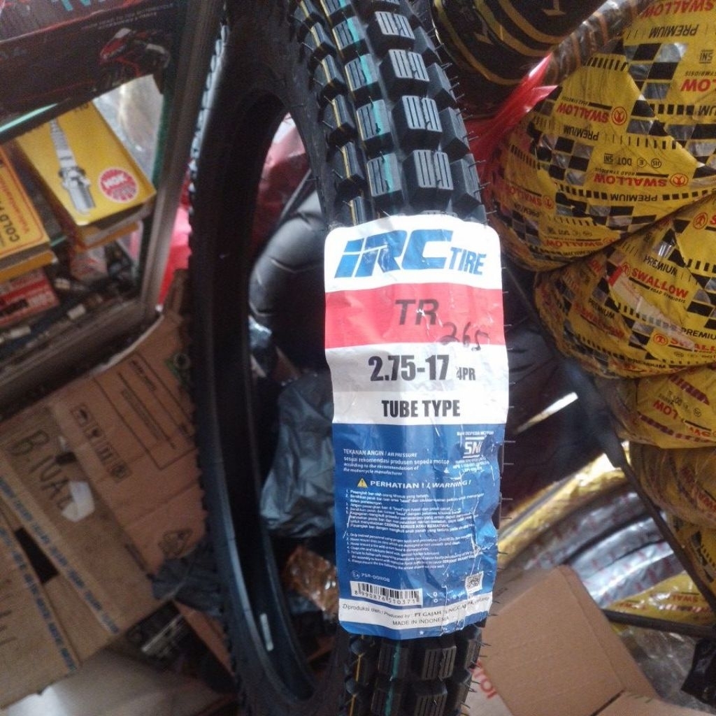 ban luar motor bebek sport irc 275-17 trail ring veleq 17