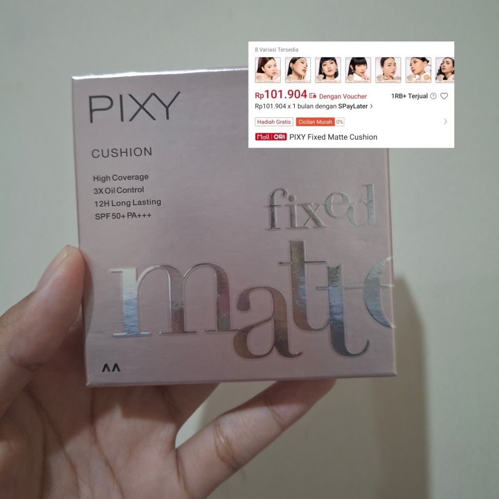 Preloved Pixy Fixed Matte Cushion Shade 301C
