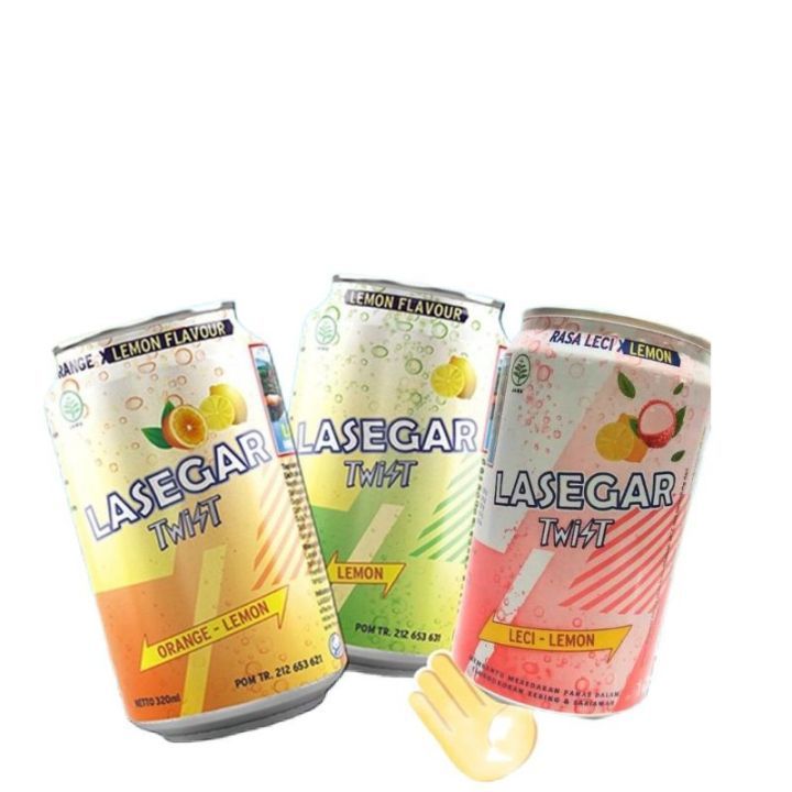 Lasegar Twist Lemon Jeruk / Leci Lemon 320 ml