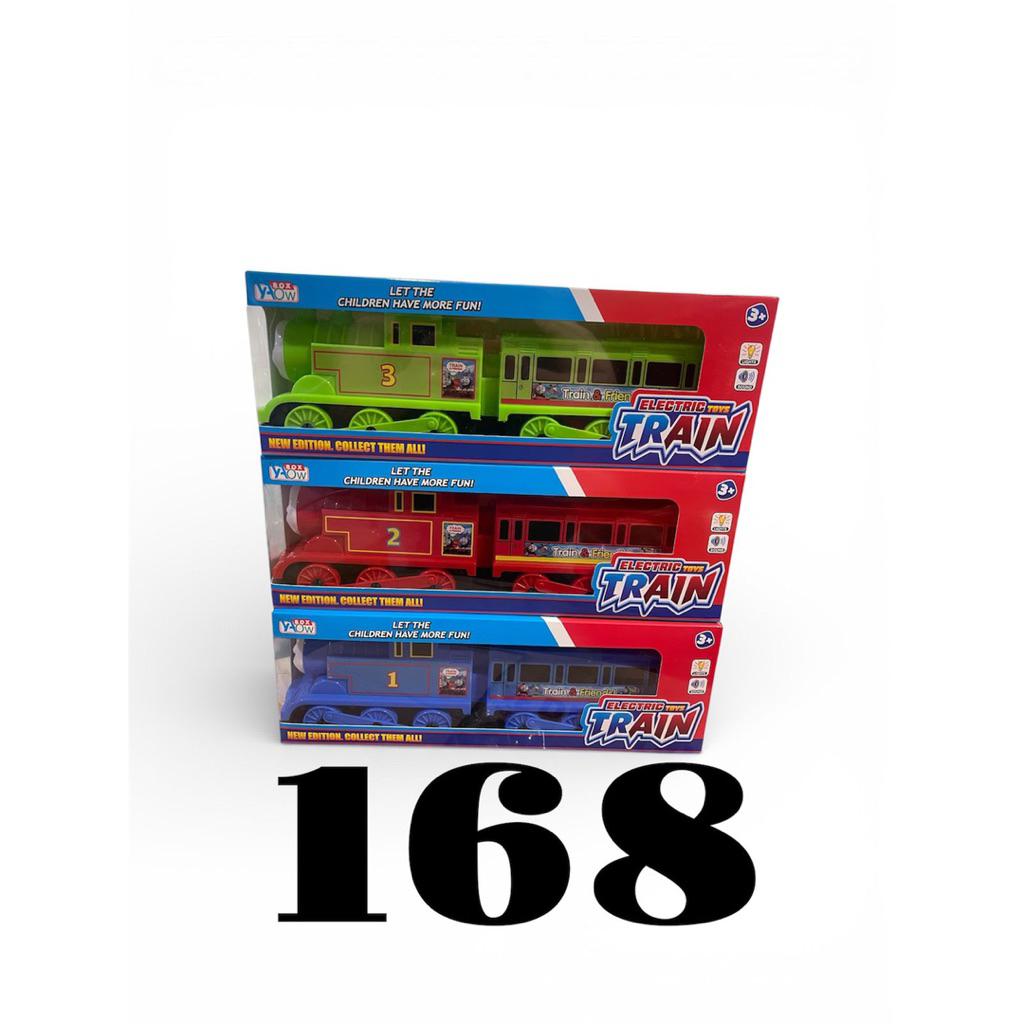 M54/168 COD MAINAN MURAH ANAK KERETA MUSIK DAN LAMPU  / BISA JALAN / MAINAN KERETA/ Mainan thomas ke