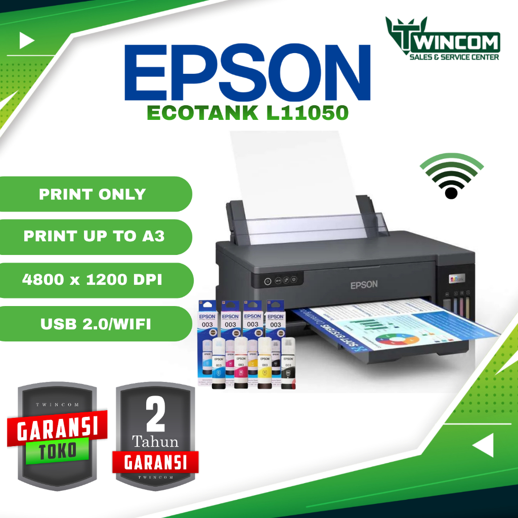 Printer A3+ Epson L11050 EcoTank Ink Tank Paper A3 Garansi Resmi Epson L 11050