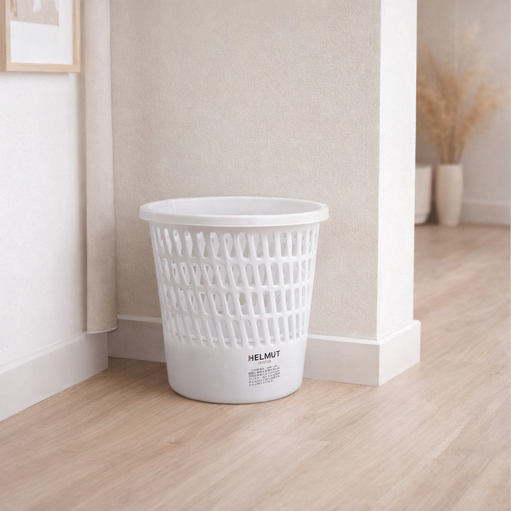 Tempat Sampah Putih 12 Liter - Prabotmama / Kotak Sampah Putih Aesthetic / White Dustbin