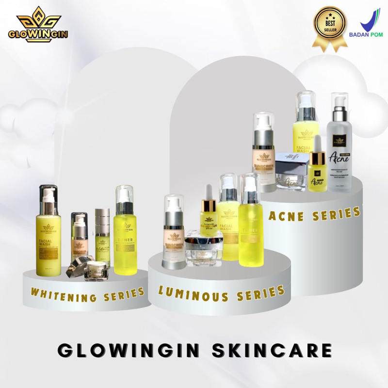 Skincare Glowingin Luminous - Ecerean luminous glowingin - night cream luminous- serum luminous