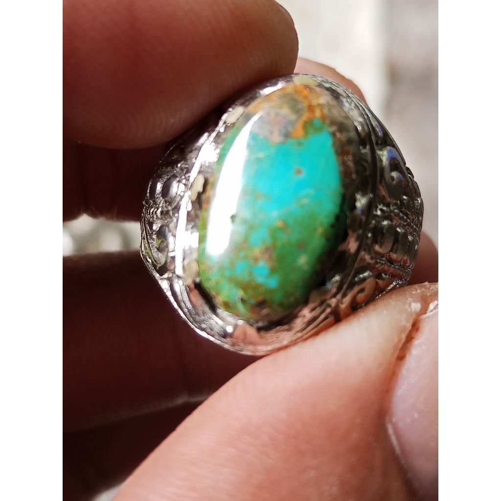 Pirus Persia ijo serat emas  lawas