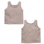 Tank Top Bayi | 3-6 Months - Oatmeal