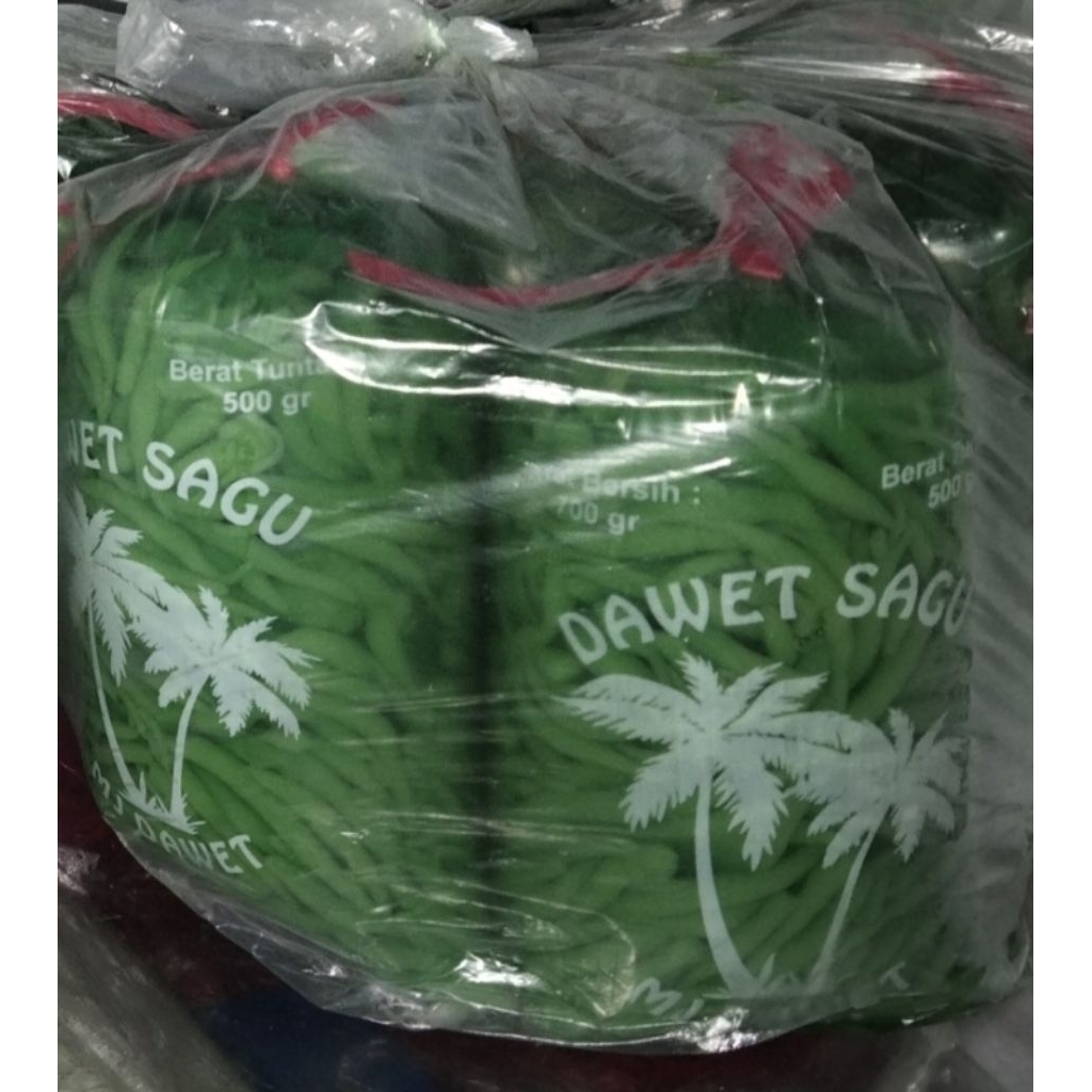Dawet Sagu hijau 500gr