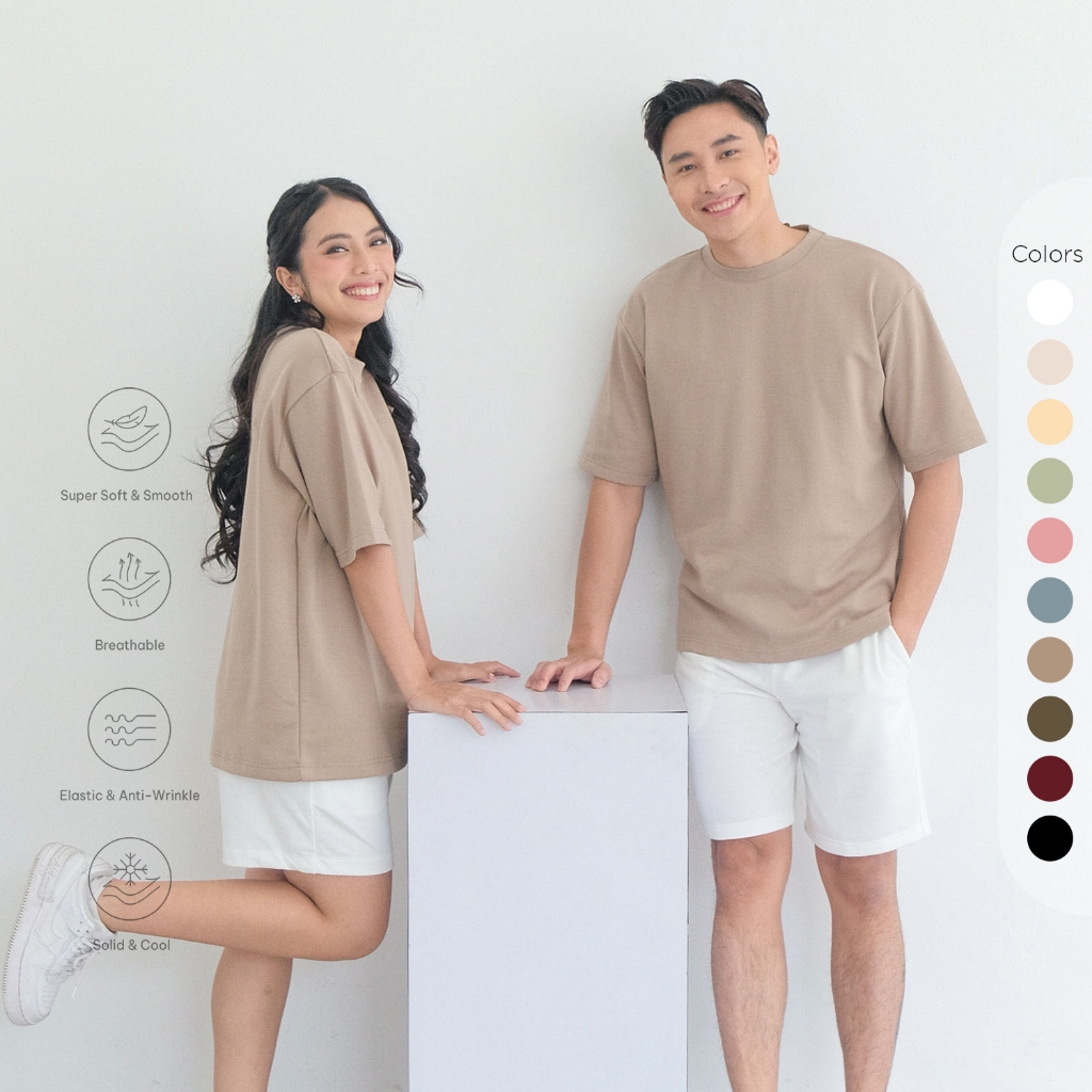 Isla Oscar Zen Unisex Couple Set - Baju Unisex - Unisex - Baju Couple