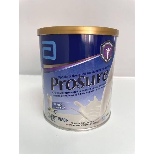 READY STOCK Susu Abbott Prosure Premium 380gr Vanilla Susu Kanker Cancer