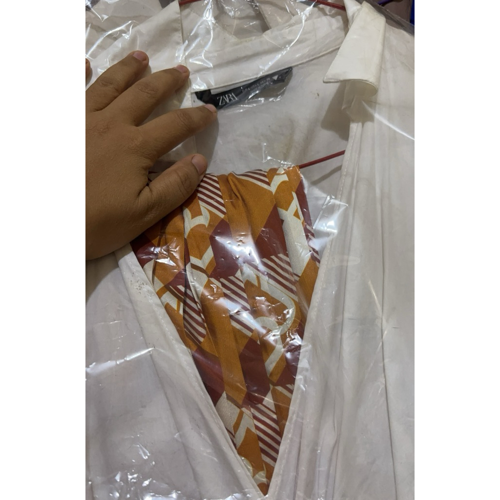 preloved tunik putih zara