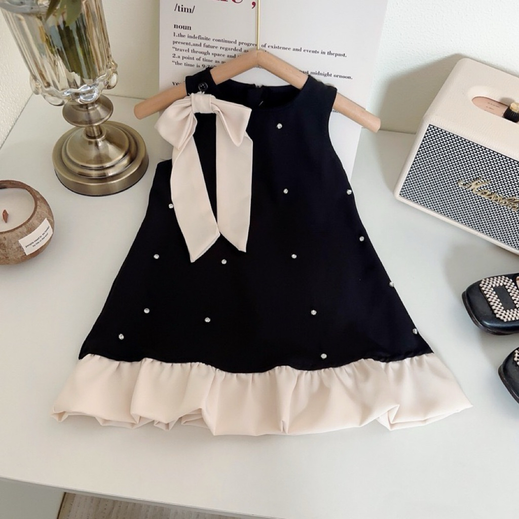 dress anak perempuan blink blink / dress anak perempuan hitam / dress hitam anak perempuan