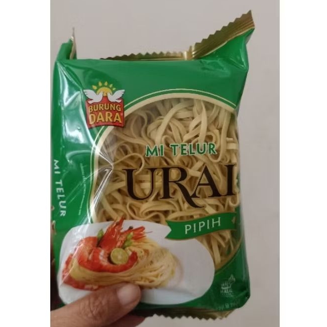 mie telur urai pipih burung dara