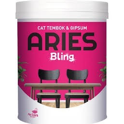 ARIES BLING Cat tembok Warna Merah 4.5 Kg