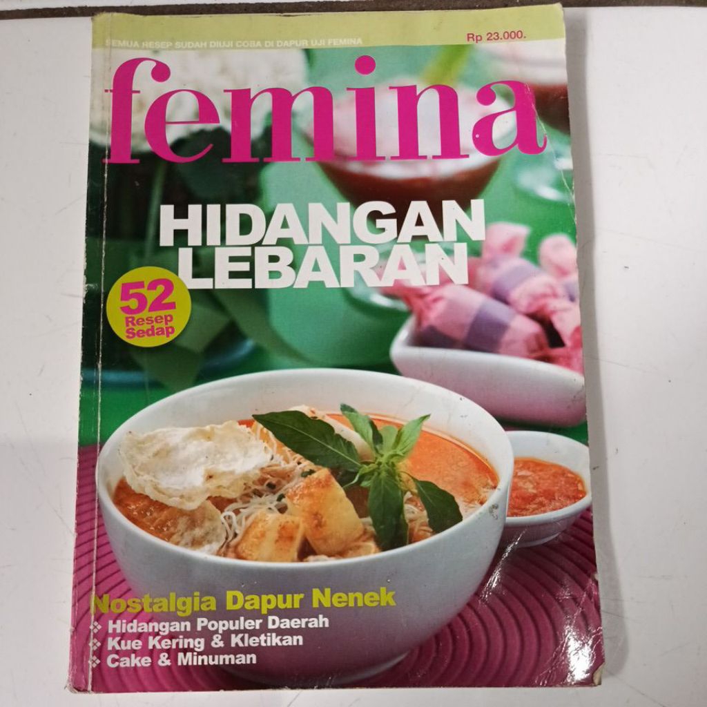 Buku resep femina hidangan lebaran