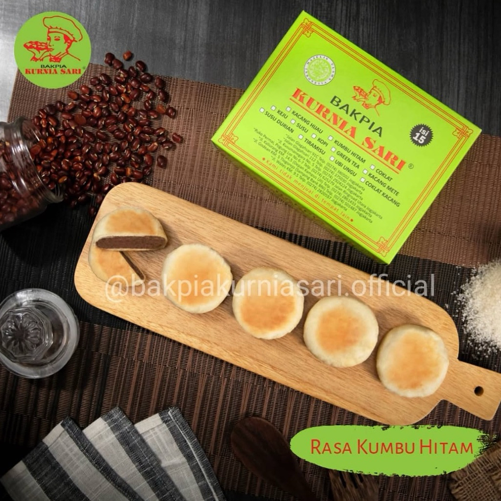 Bakpia Kurnia Sari Varian Premium - durian, coklat mete, keju edam