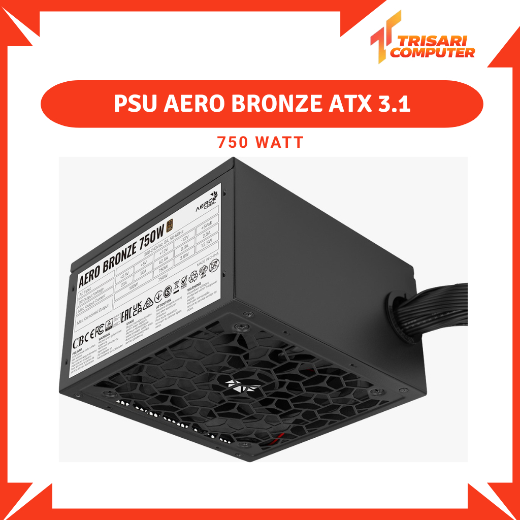 Aerocool AERO 750 WATT PSU 80+ BRONZE