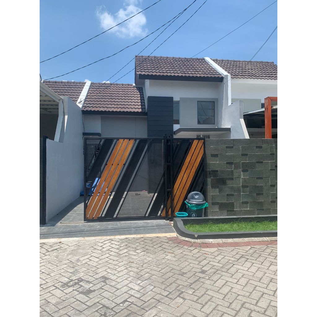 Pagar Rumah Besi Hollow Galvanis