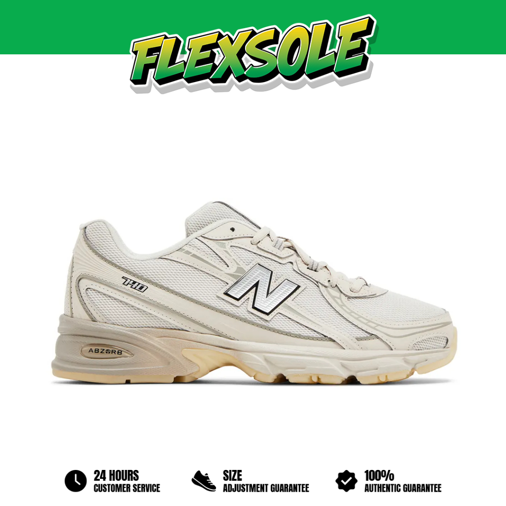 Sepatu NB New Balance 740 Beige Moonbeam Arid Stone Cream Sneakers Authentic